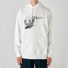 sperz shopの威嚇白猫 Heavyweight Hoodie
