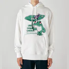 イラスト MONYAAT のオレサマガエル Heavyweight Hoodie