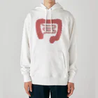 8anna storeの人体のなぞ。ぴかぴかピンクの大腸。 Heavyweight Hoodie