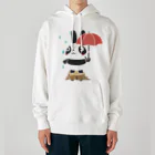 イラスト MONYAAT のラビットパンダ Heavyweight Hoodie