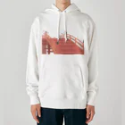 Amiの狐の赤太鼓橋 Heavyweight Hoodie