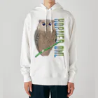 LalaHangeulのHORNED OWL (ミミズク) Heavyweight Hoodie