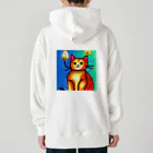 withCatsのモフらないとヒゲが燃える猫 Heavyweight Hoodie