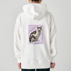 nekousagi*∩..∩のトラミ兄ちゃん自画像？ピンク【nekousagi*∩..∩ロゴ入り】 Heavyweight Hoodie