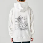 J's egg gardenの植物シリーズ　花束 Heavyweight Hoodie