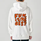 CHOMEのFUN IS THE BEST・オレンジ Heavyweight Hoodie