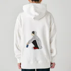 kokeshi_colorのやる気なさ男くん Heavyweight Hoodie