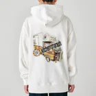 キッチンファラオのキッチンカー風デザイン Heavyweight Hoodie