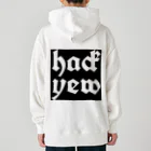 hack yew(anthrapos;)のマンバンを試す人 Heavyweight Hoodie