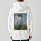 世界美術商店の散歩、日傘をさす女性 / Woman with a Parasol - Madame Monet and Her Son Heavyweight Hoodie