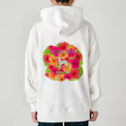 onehappinessのピンシャー　hibiscus　花言葉　onehappiness Heavyweight Hoodie