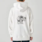 greetenのシュナウザー　テリアアート犬 Heavyweight Hoodie