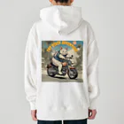 NECOSUIのキャットバイカー Heavyweight Hoodie