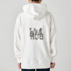 IMABURAIの煌めくミラー文字 Heavyweight Hoodie