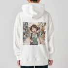 底辺の底辺好きな事を気ままに…。の走る元気な女の子 Heavyweight Hoodie