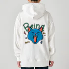 まいらぼ by kidomairakuのbeing cat Heavyweight Hoodie