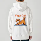 bravoadのヨガで猫のポーズ Heavyweight Hoodie