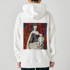 世界美術商店の聖母子と天使たち / Virgin and Child Surrounded by Angels Heavyweight Hoodie