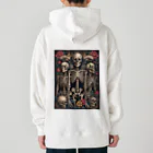 Skull sectionのドクロと薔薇 Heavyweight Hoodie