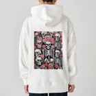 Skull sectionの薔薇とドクロ Heavyweight Hoodie