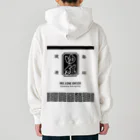 kg_shopの[★バック] 温泉『火消し法被パロディ』typeD (ブラック) Heavyweight Hoodie