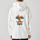 sloth_giraffeのスケートボードするワンコ Heavyweight Hoodie