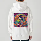 100万屋の百万屋の双竜と巫女グッツ Heavyweight Hoodie