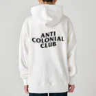 YaHabibi ShopのAnti Colonial club　パレスチナ解放のためのもの Heavyweight Hoodie