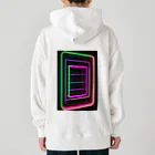 Association Against Mirroring SelfiesのAbstract_Neonsign Heavyweight Hoodie