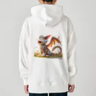 nekodoragonのおはようあくび！猫ドラゴン Heavyweight Hoodie