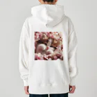 Chimetimeの桜と子猫 Heavyweight Hoodie