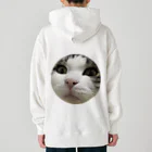 うちのにゃんず🐈のみーみーちゃんのメンチ Heavyweight Hoodie