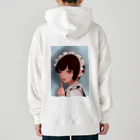 ザイオン　zionの病みかわメイド女の子シリーズ青 Heavyweight Hoodie