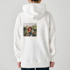 AQUAMETAVERSEの苺狩りで口にほうばんでいる女の子　ラフルール　1859 Heavyweight Hoodie