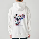 さしすせの空手道着スタイル Heavyweight Hoodie