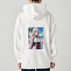 巫女スタぐらむの母性溢れる巫女 Heavyweight Hoodie