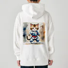 なむねこのさぁ！かかってこいニャ Heavyweight Hoodie