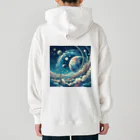 kinakomorinagaの壮大な宇宙空間 Heavyweight Hoodie