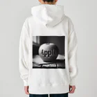 yuriseのモノトーンAppleグッズ Heavyweight Hoodie