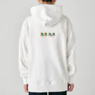 MolKaronの猫のＭｏｌとＫａｒｏｎ　虹色サングラス Heavyweight Hoodie