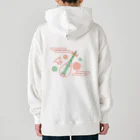 ハッピー卐ランド(ハッピーまんじランド)の琵琶法師 ネオン 赤緑 Heavyweight Hoodie