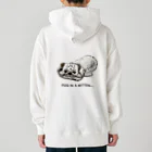 犬グッズの店しえるぶるーのミトンに入ったパグ  Heavyweight Hoodie