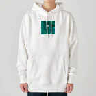 一色に統一できなくて白の睡蓮のようなチューリップ Heavyweight Hoodie