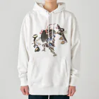 和もの雑貨 玉兎の百鬼夜行絵巻 鍋坊主【絵巻物・妖怪・かわいい】 Heavyweight Hoodie