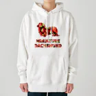 onehappinessのいちご　ミニチュアダックスフンド Heavyweight Hoodie