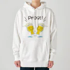 Handgestrickt Ju shopのヴァイスちゃんとProst！（乾杯！） Heavyweight Hoodie