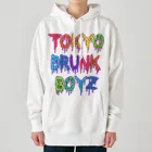 BUNKYO TRIBE’SのTDB “hebereke” tee Heavyweight Hoodie