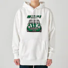 DwanG・・ dog & garden +🇬🇧cars items のミニノリ(GREEN) Heavyweight Hoodie