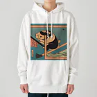 KANEKOの浮世絵風ビーバーズ2 Heavyweight Hoodie