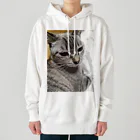 ねこの森でお散歩のさあ、モフりなさいよ。 Heavyweight Hoodie